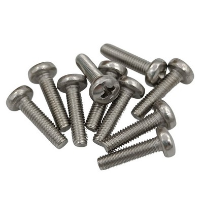 Linsenschrauben DIN 7985 Edelstahl A2 V2A Kreuzschlitz Schrauben M2 M2,5 M3