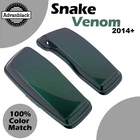 Snake Venom Normal Stretched Saddlebag Lids Fits Harley Davidson Touring 14+