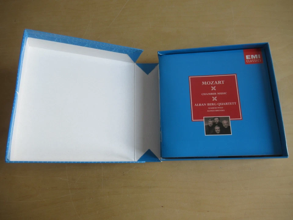 Alban Berg Quartett-Mozart Chamber Music-mit Wolf & Brendel-7er Emi CD Box-NM - Bild 4 von 4