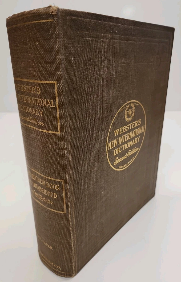 25+ Webster Dictionary In Antiquarian & Collectible Books for sale