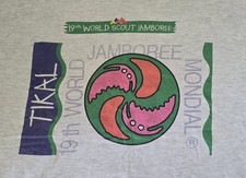 Scout t-shirt commemorating 19th World Jamboree in Mondial, Chille in 1999