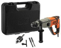 Black+Decker Bohrhammer SDS 800W Mit Koffer BEHS02K-QS