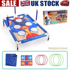 2 in 1 Kids Bean Bag Toss Game Set Family Garden Fun Corn Hole Game Party XMAS