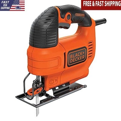 Corded Electric Jig Saw 4.5Amp Variable Speed Bevel Cuts Dust Blower Quick Clamp