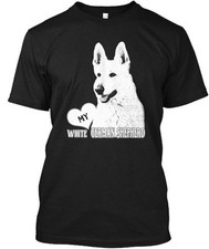Love My White German Shepherd T-Shirt Made in the USA Size S to 5XL