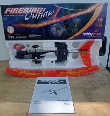 Hobbyzone Firebird Outlaw RC Flugzeug neu im Karton nicht benutzt Flugmodell 