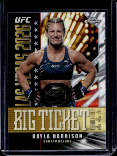 2026 Topps Chrome UFC Kayla Harrison Big Ticket SP #BT-6