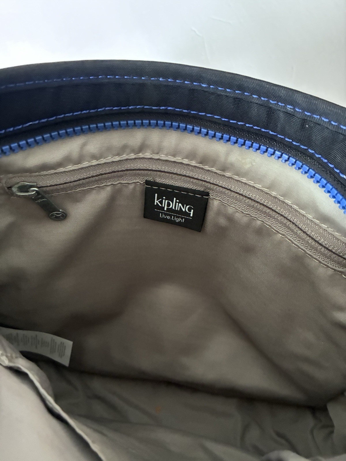 Kipling Black & Blue Patsy M Nylon Crossbody Bag … - image 10