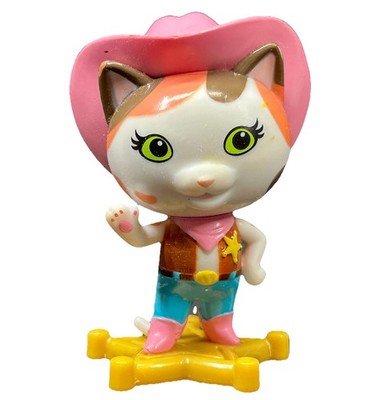 Disney Shefiff Callie's Wild West 3'' Tall PVC Figure Cake Topper Just Play 2015