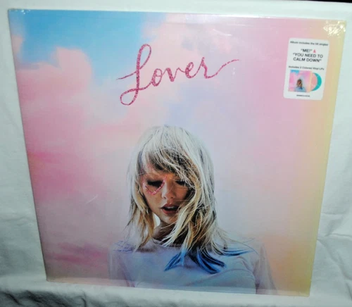 Taylor Swift, LOVER, LP record album, 2 COLORED VINYL LPs, MINT, sealed