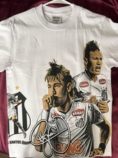 Shaka Wear Santos Neymar Jr. Soccer T-Shirt White Size S