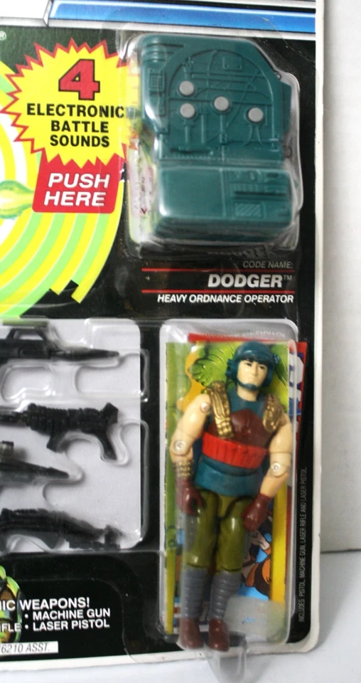 GI Joe Sonic Fighters Dodger Action Figure Hasbro 1990 Original - Image 2 of 4