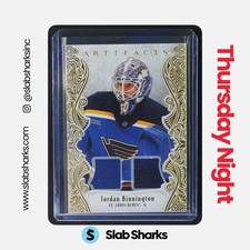 2025 UPPER DECK ARTIFACTS #146 JORDAN BINNINGTON MATERIAL DUAL JERSEY /199