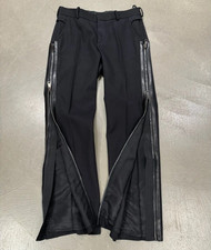 Vintage Womens GUCCI Pants Heavy Trousers Zipper Black Wool Size IT 38 Tom Ford