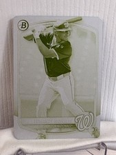 2025 Bowman Draft Yohandy Morales 1/1 Printing Plate #BD-177 Nationals