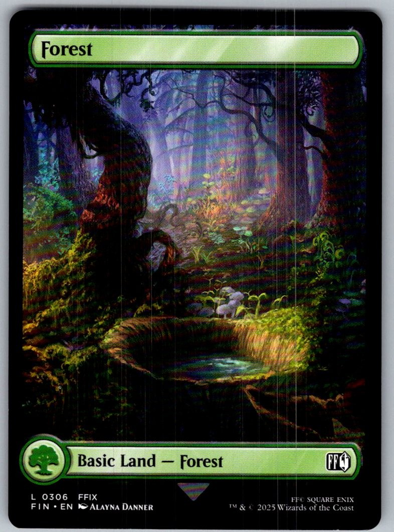 MTG - FOREST (0306) FINAL FANTASY 306 FIN LAND LP