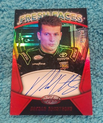 2018 Panini Certified Autograph NASCAR Dakoda Armstrong 22/99 #FFS-DA