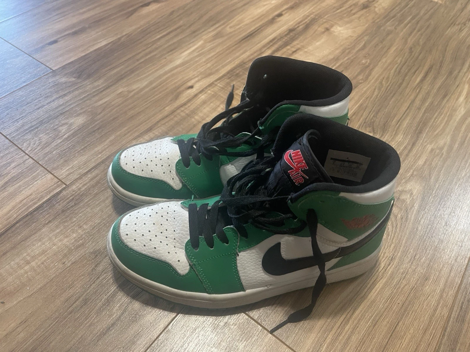 Nike Air Jordan 1 Retro OG High Lucky Green DB 4612 300 taglia 8 giovani