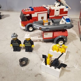 LEGO CITY: Lot Of Fire Sets - 7240, 4900, 7239, 60000, Mostly Complete