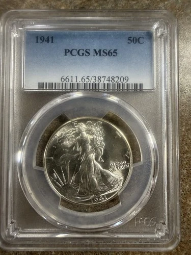 1941 Walking Liberty Half Dollar PCGS MS65