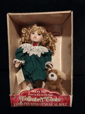 Collector's Choice Animated Wind-up Music Doll By Dan Dee
