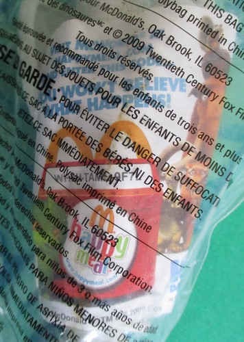 Rudy Ice Age Dawn of the Dinosaurs McDonald's Happy Meal Toy 2009 Bolsa Sellada - Imagen 4 de 5