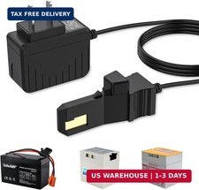 12v Battery Charger for Power Wheels Charger for Power Wheel Gray, Orange Top Ba