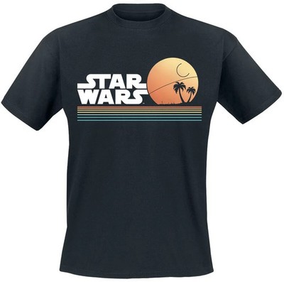 Star Wars T-Shirt Herren Beach Club schwarz Disney, Fan-Merch, Filme, TV-Serien
