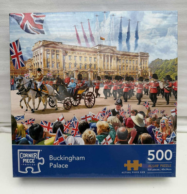 NEU/VERSIEGELT Eck-Puzzle 500 Teile Buckingham Palace Royal London