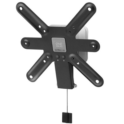 One For All Ultra Slim TV Wandhalterung Halterung - 13-42 Zoll, Schwarz / Weiß 