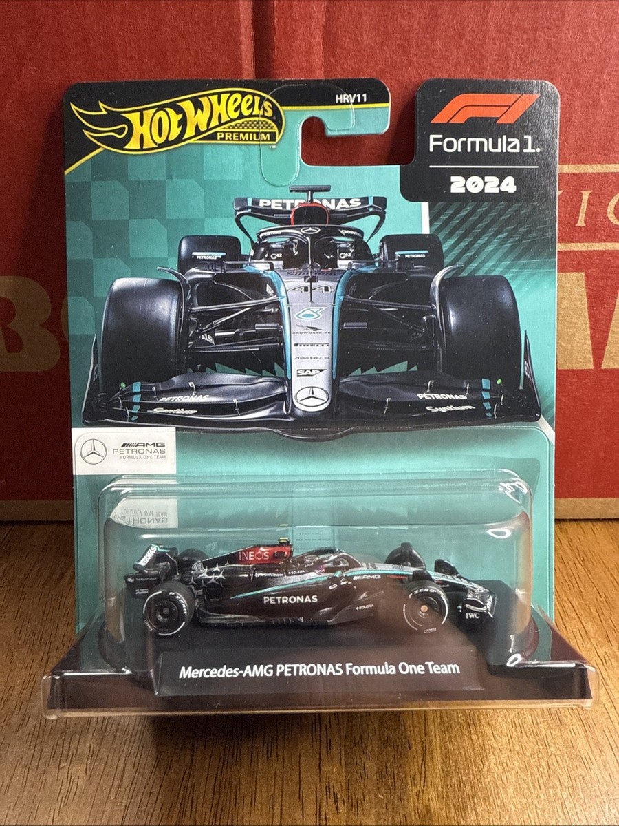 2025 Hot Wheels Premium Formula 1 F1 Mercedes-AMG Petronas #44
