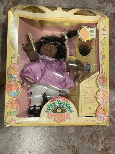 Cabbage Patch Kids Cornsilk Kids Doll Brown Hair & Eyes 1986 Coleco #3820 NEW