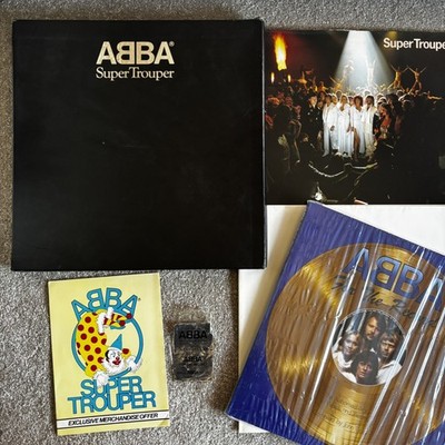ABBA - Super Trouper - PRESENTATION VINYL LP BOX SET - ABBOX 1 - Poster & Book