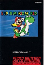 Super Nintendo SNES Instruction Manual Super Mario World