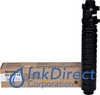 Genuine Sharp MX62NTYA MX-62NTYA Toner Cartridge Yellow MX 6240N 7040N
