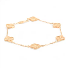 Van Cleef & Arpels Sweet Alhambra Bracelet 750(PG) 7.7g