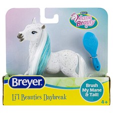 Breyer Horses Mane Beauty Li'l Beauties  Daybreak  Brushable White and Blue