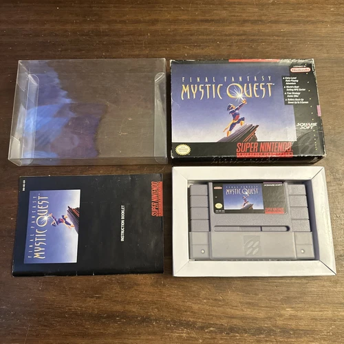 Final Fantasy Mystic Quest (Super Nintendo SNES) Complete - Tested - Authentic