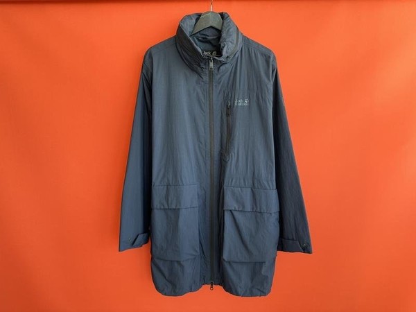 Men Jack Wolfskin Jacket Navy Texapore 36 / S / 44