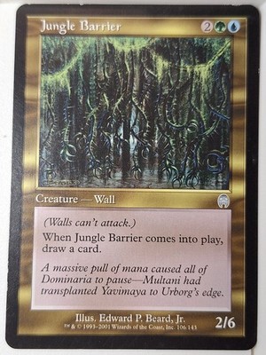 Jungle Barrier - Apocalypse - Magic the Gathering MTG Nice!