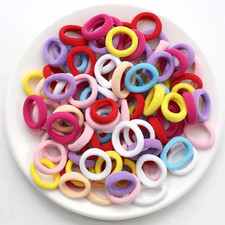 Colorful Nylon Elastic Hair Bands for Women and Girls - 100/200PCS Set