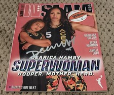 DEARICA HAMBY SIGNED SLAM MAGAZINE WNBA BASKETBALL AUTOGRAPH LAS VEGAS ACES