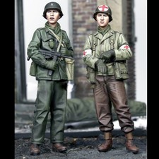 1/35 WW2 US Infantry and Medic Set RESIN FIGURE MODEL KIT Unassembled Unpainted