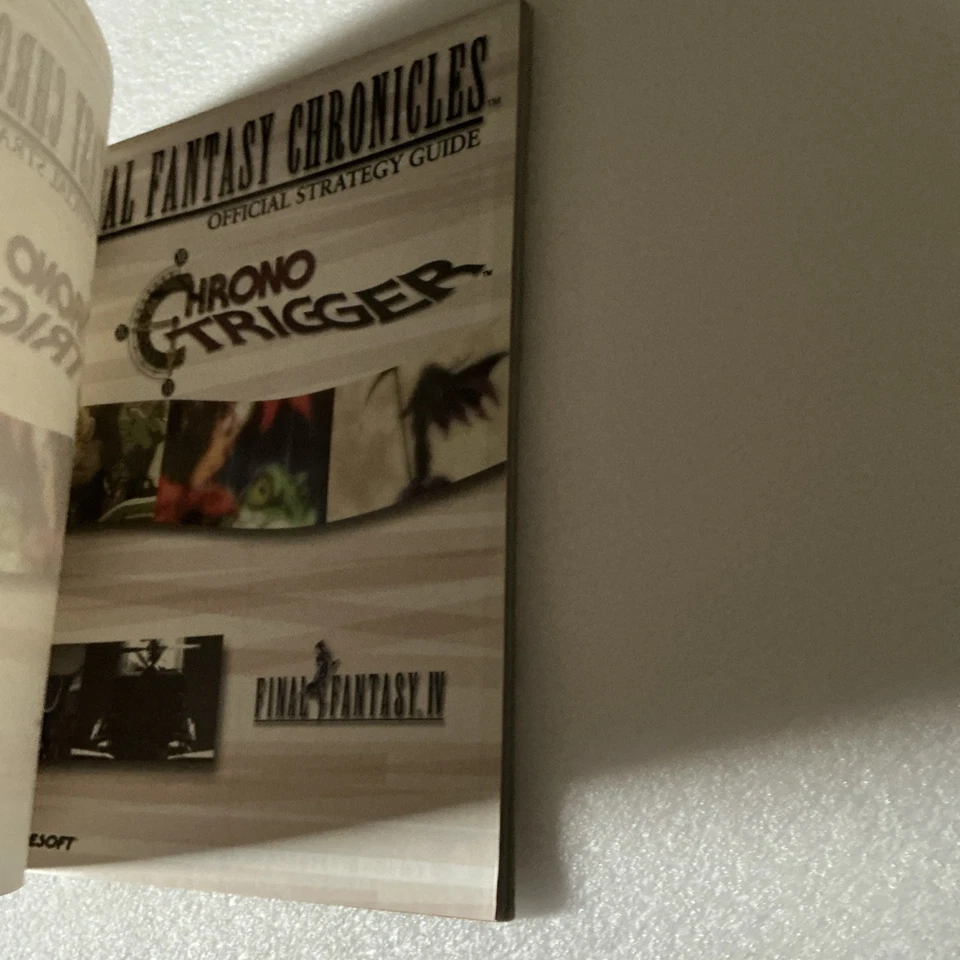 Final Fantasy Chronicles Official Strategy Guide Chrono Trigger and Ff4 RARE VGC - Image 4 of 4