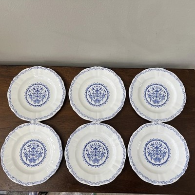 Gien France Rouen 6.75  Plates Set Of 6