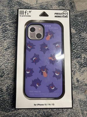 Gourmandise Pokemon iPhone15 / 14 / 13 Compatible Case Gengar POKE-866B NEW RARE