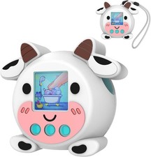Cute Silicone Case for Punirunes Virtual Pet, Protective Skin Milk Cow