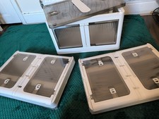 3x brand new stackable folding Big storage boxes organisers on wheels/ lockable