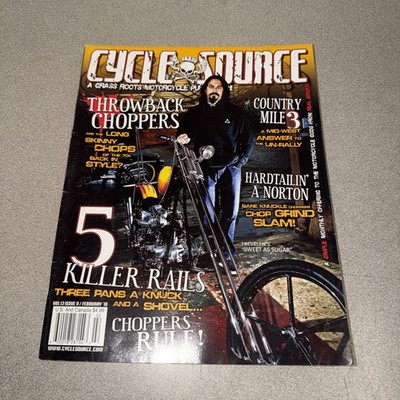 Cycle Source Mag.Vol 13 Issue 11/Feb/2010/throwback Choppers /F18A