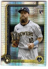 2025 Topps Chrome Update #USC47 Drew Avans Prism Refractors